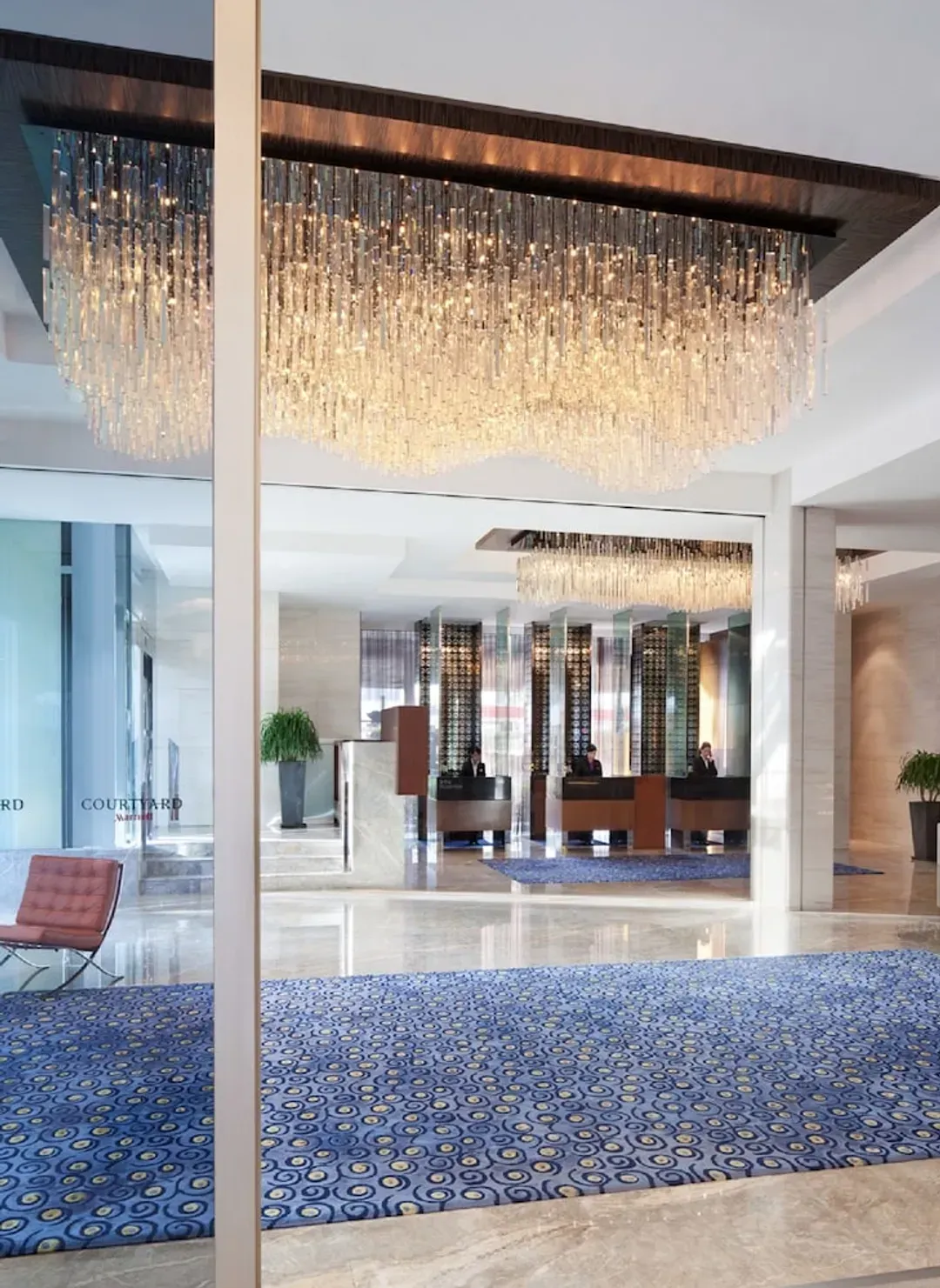 Interior entrance