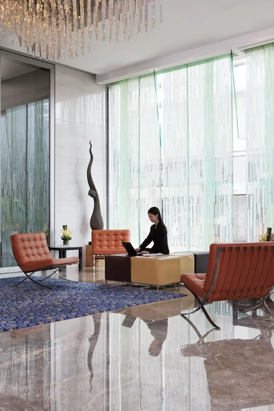 Lobby sitting area