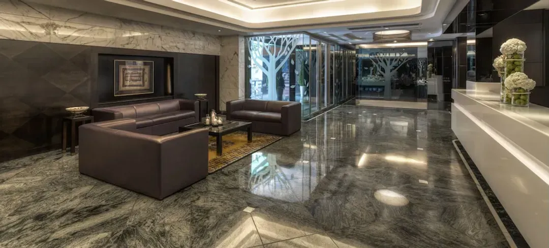 Lobby sitting area
