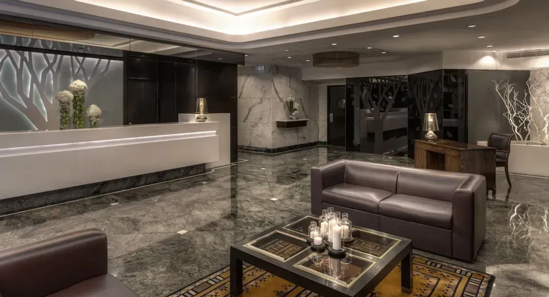 Lobby sitting area