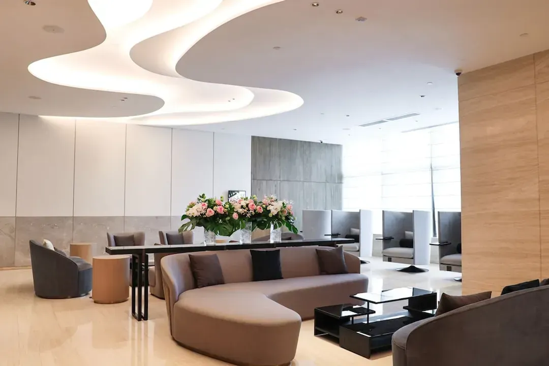 Lobby sitting area