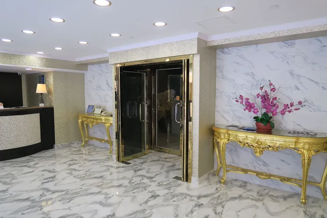 Interior entrance