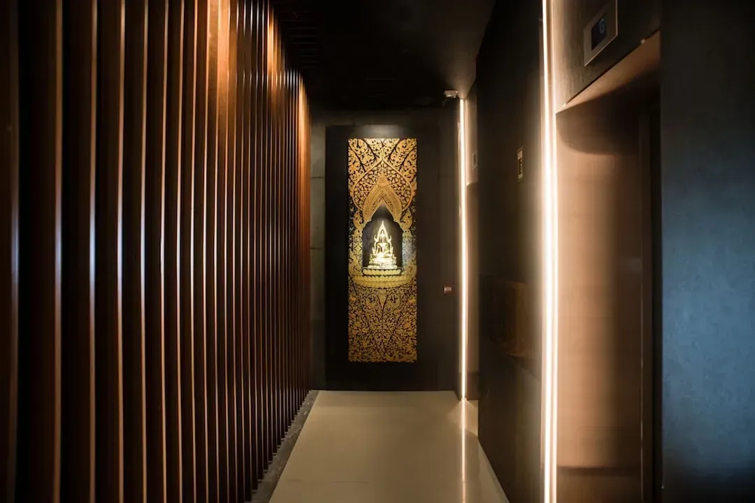 Interior entrance