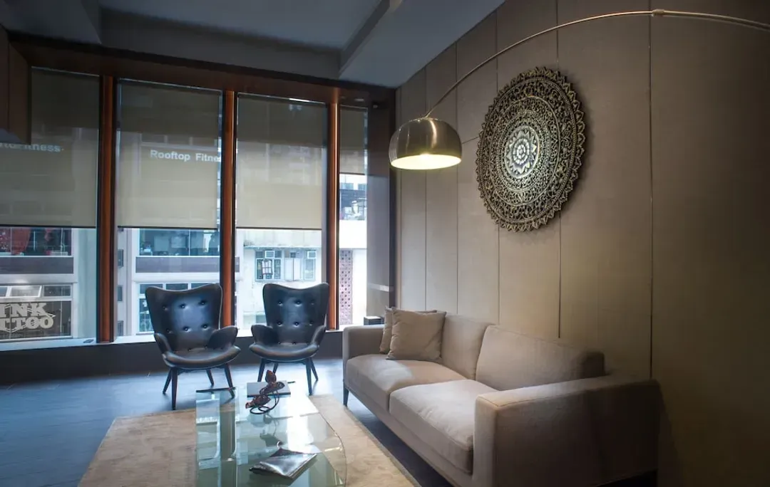 Lobby sitting area