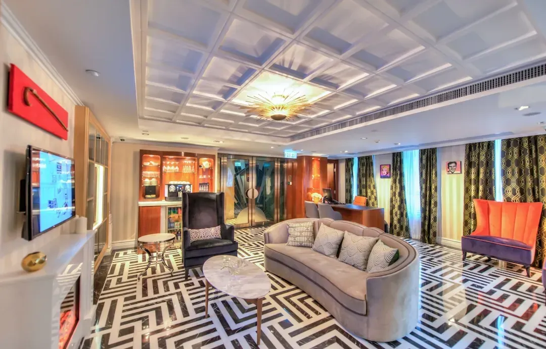 Lobby sitting area
