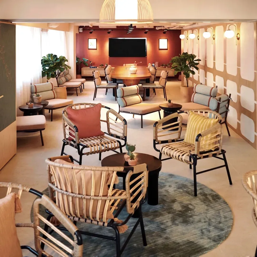 Lobby sitting area