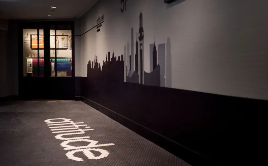 Interior entrance