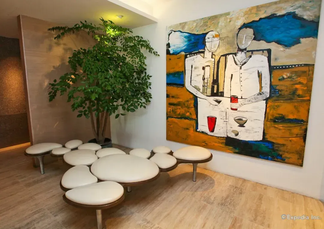 Lobby sitting area