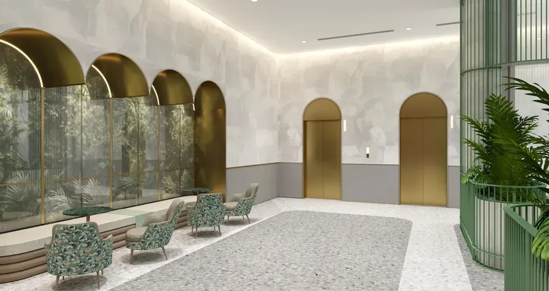 Lobby sitting area