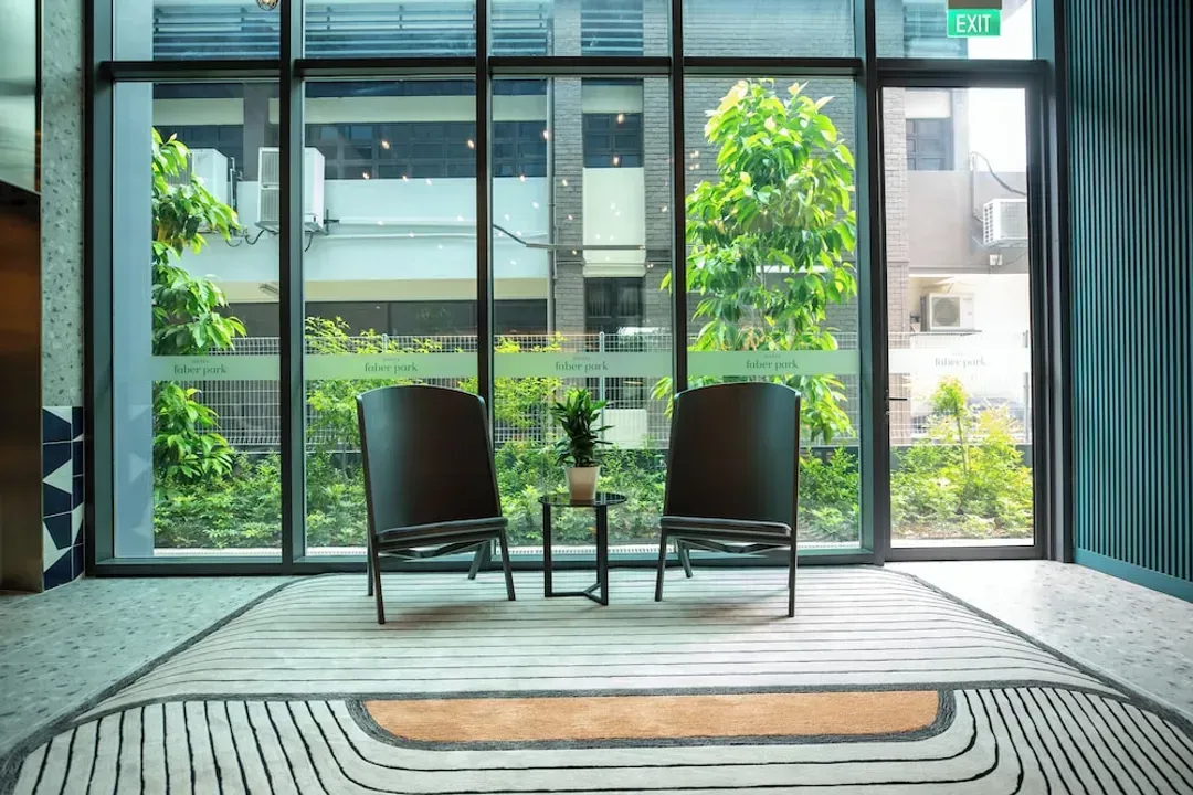 Lobby sitting area
