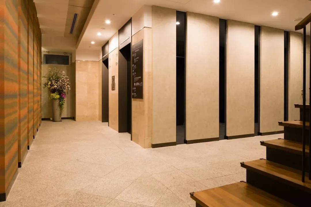 Interior entrance