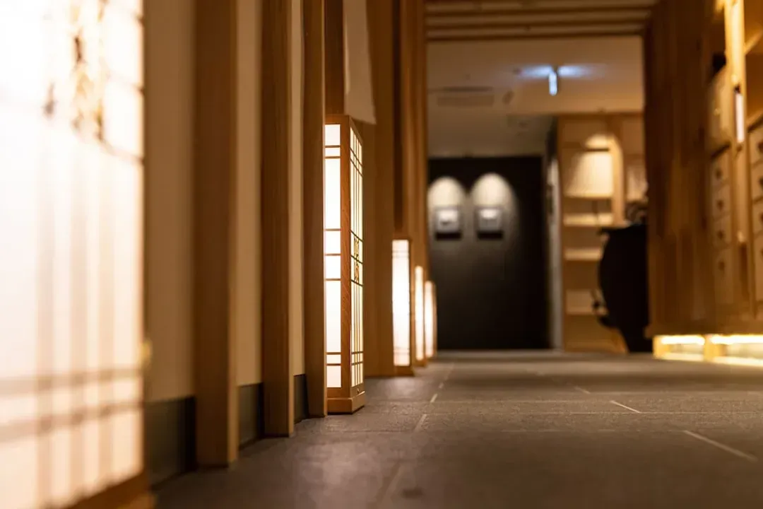 Interior entrance