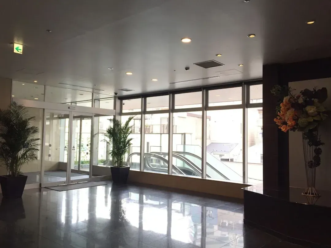 Interior entrance