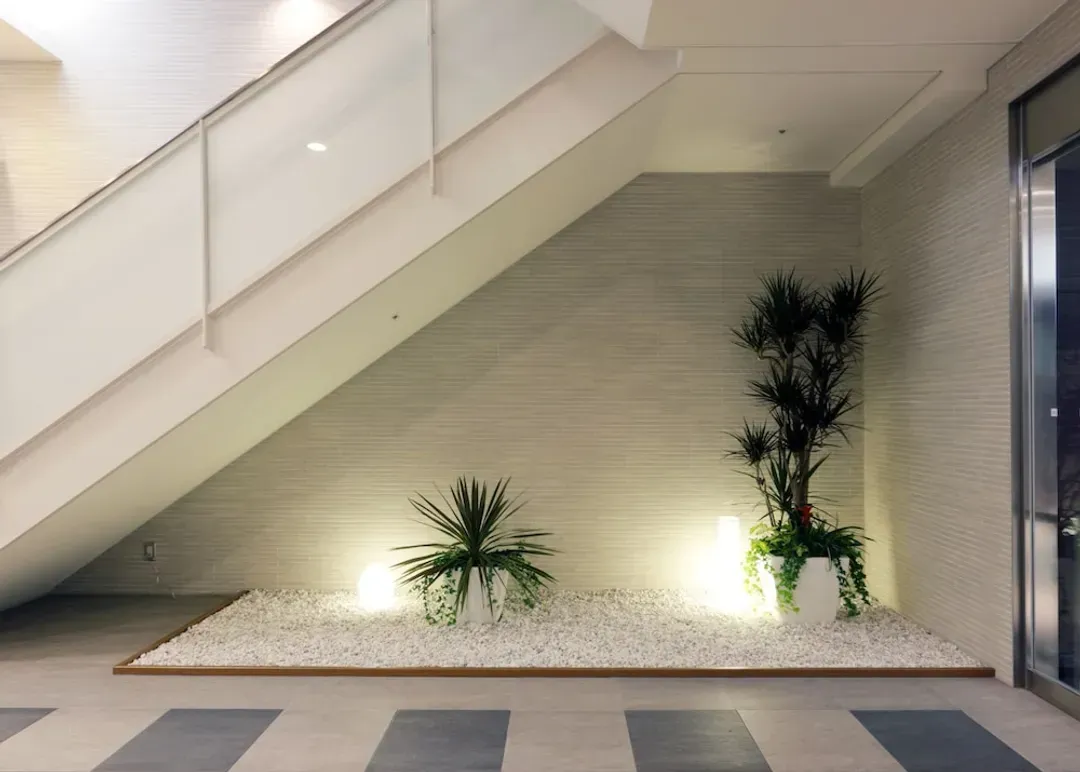 Interior entrance