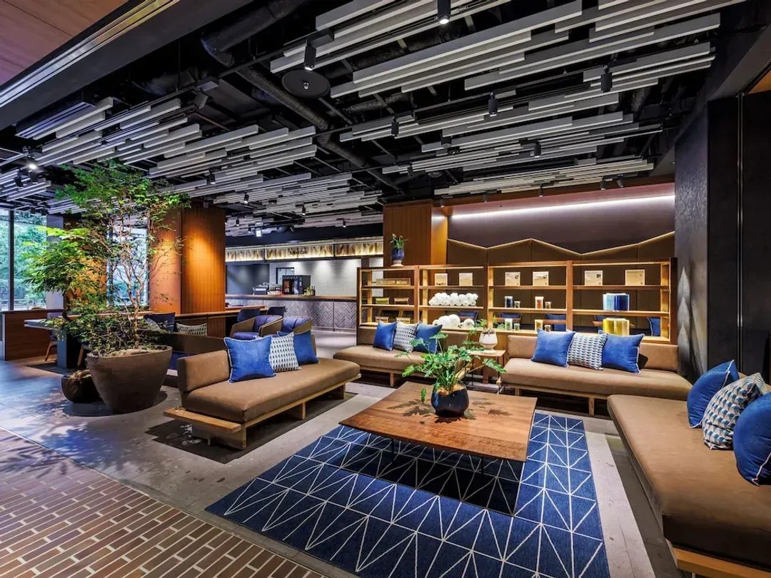 Lobby sitting area