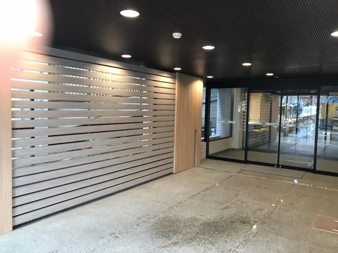 Interior entrance