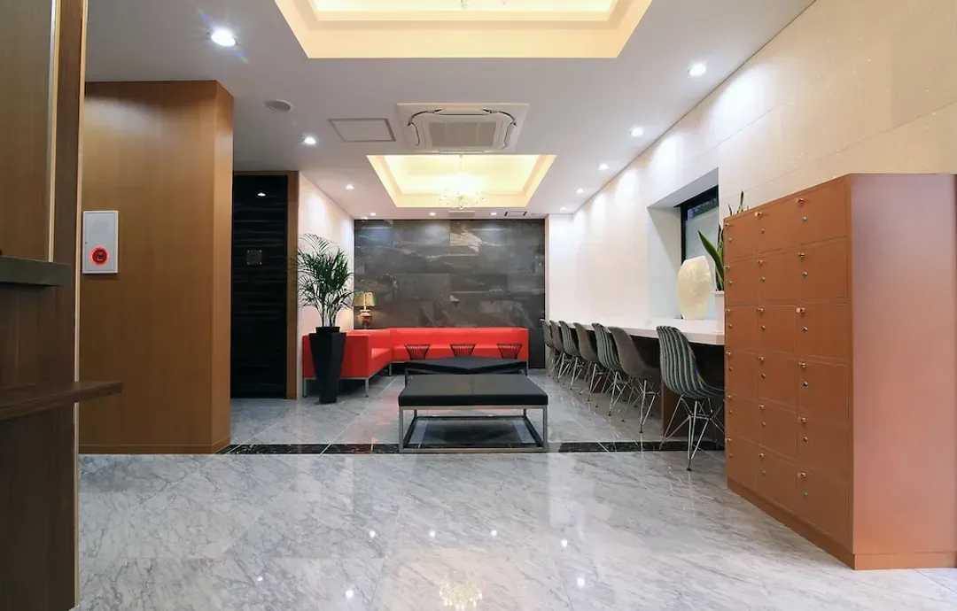 Lobby sitting area