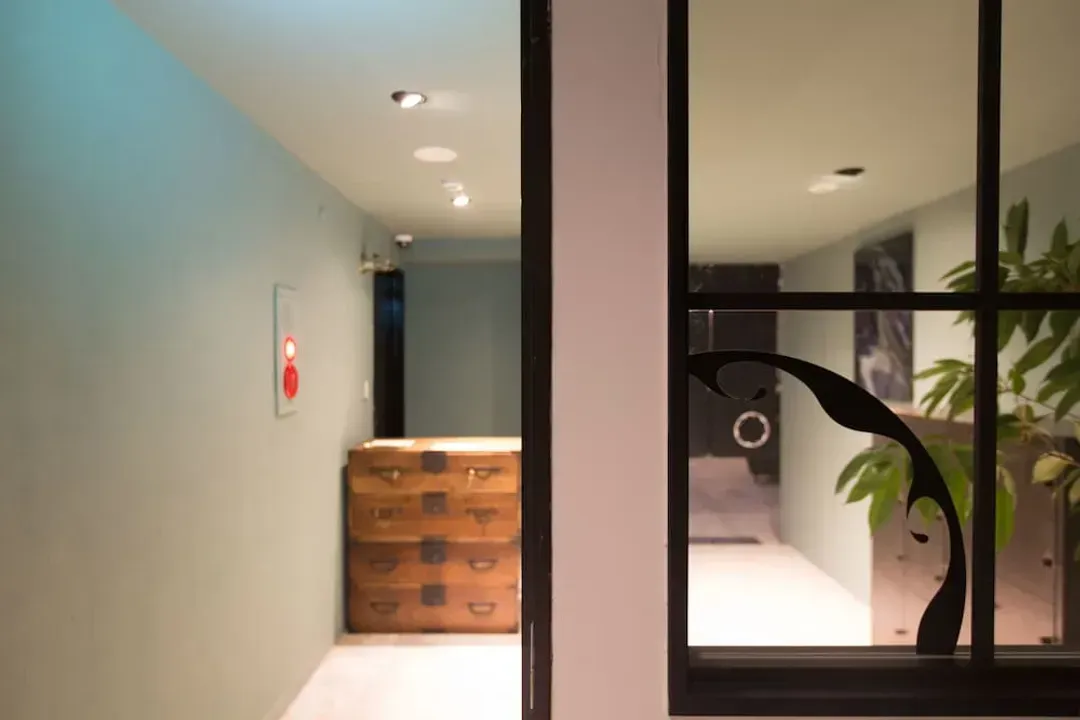 Interior entrance