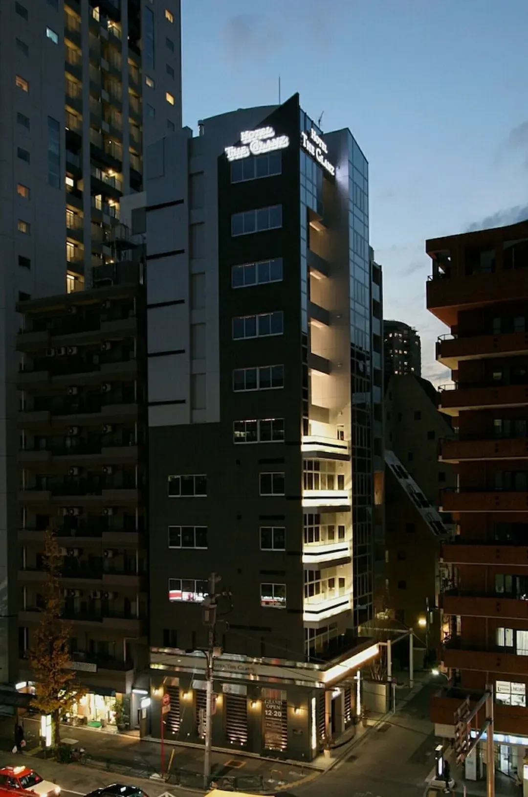 Front of property - evening/night