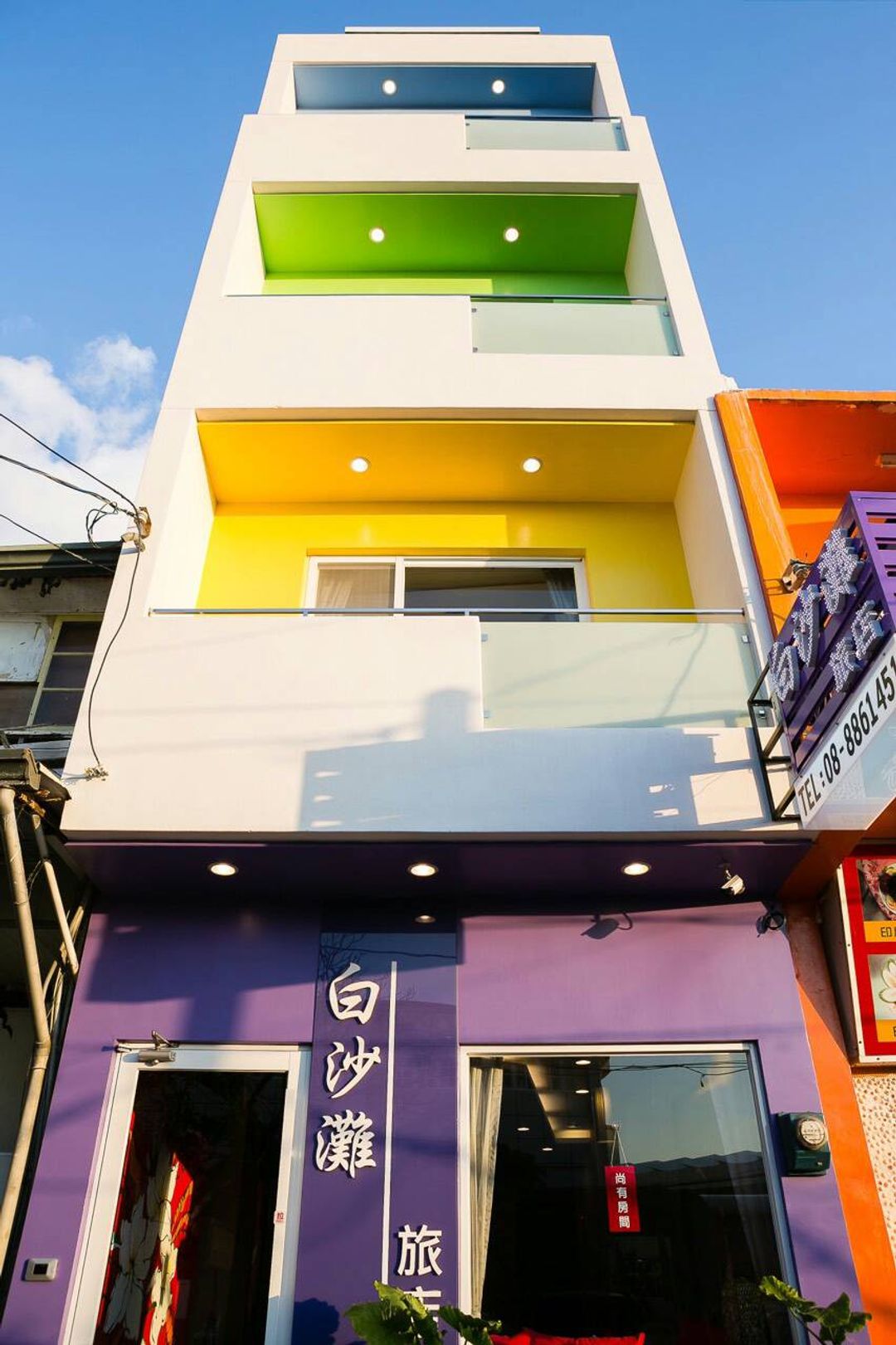 白沙灘旅店外觀