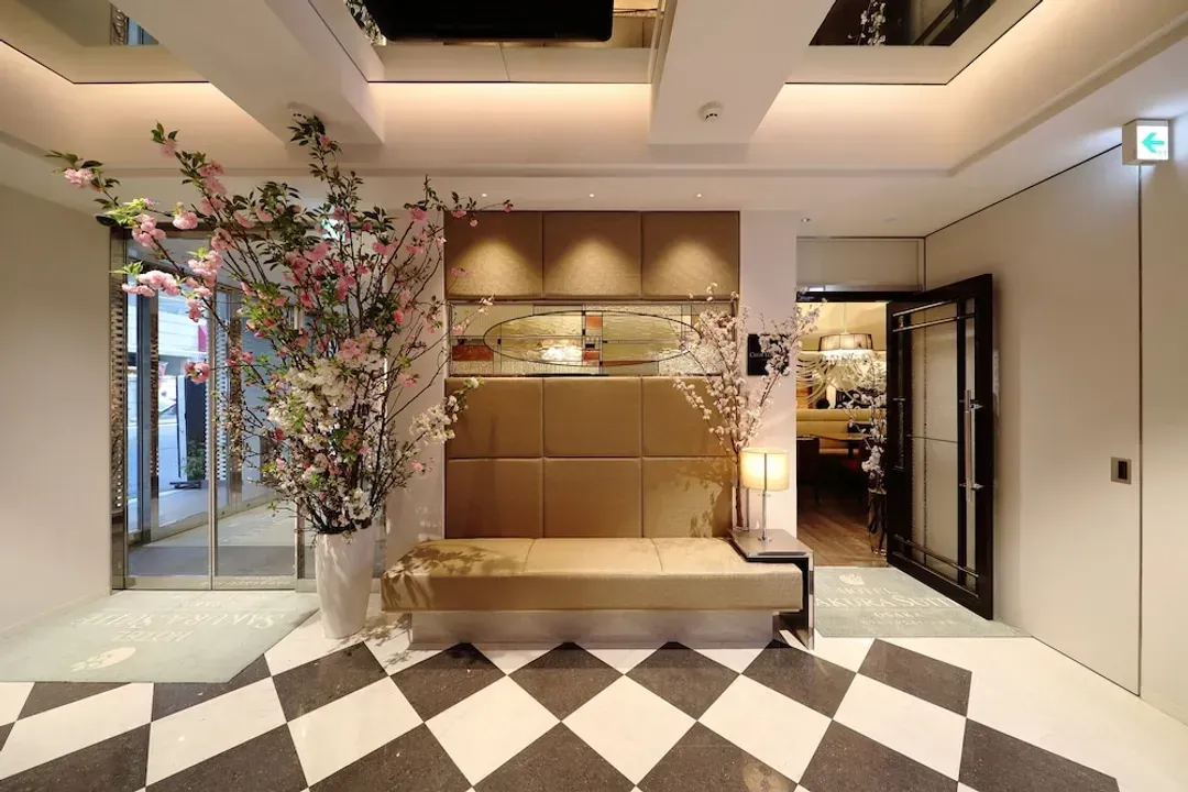 Interior entrance