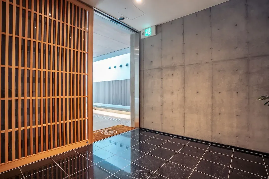 Interior entrance