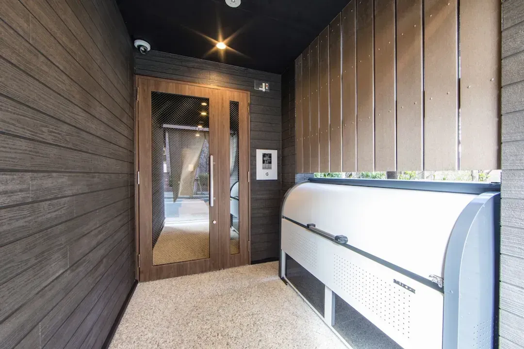 Interior entrance