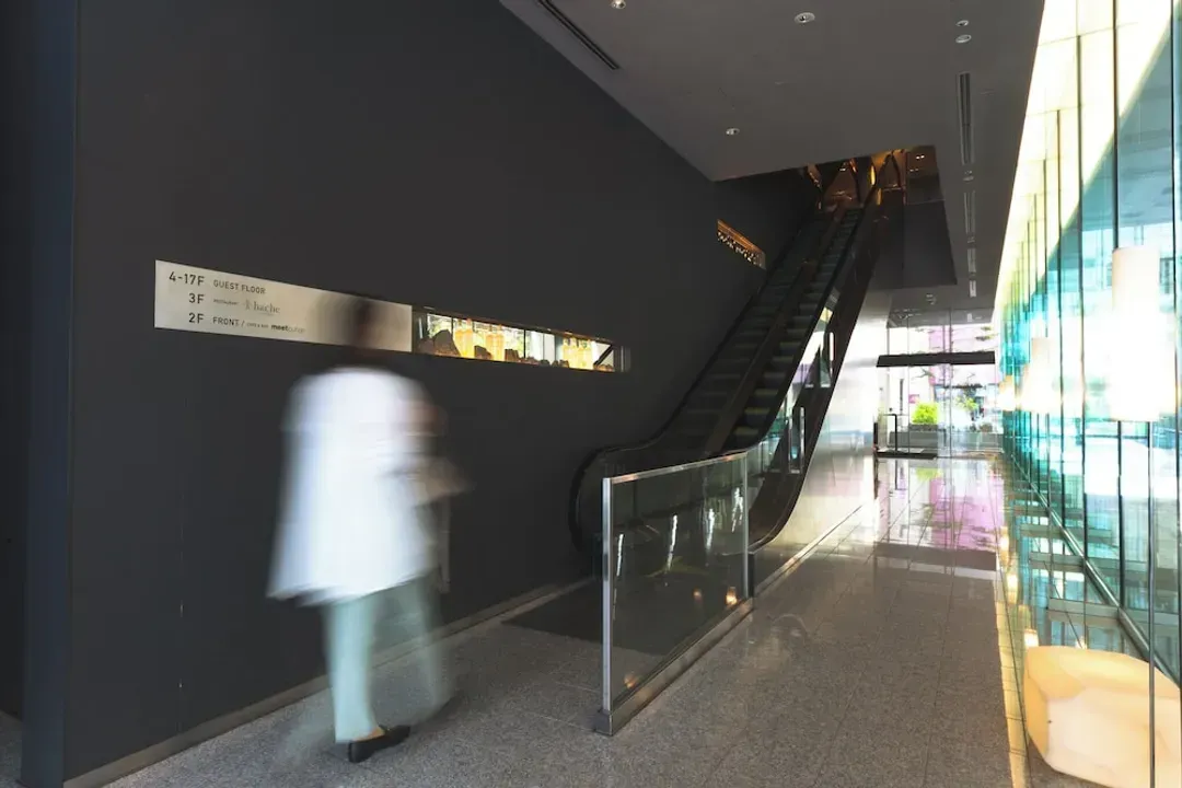 Interior entrance
