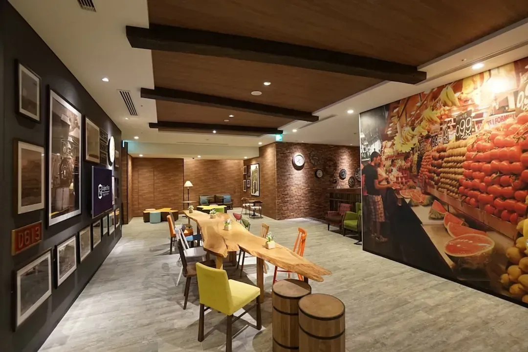 Lobby sitting area