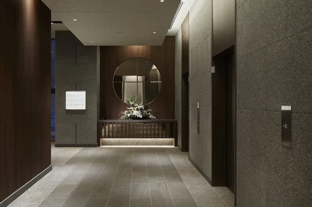 Interior entrance