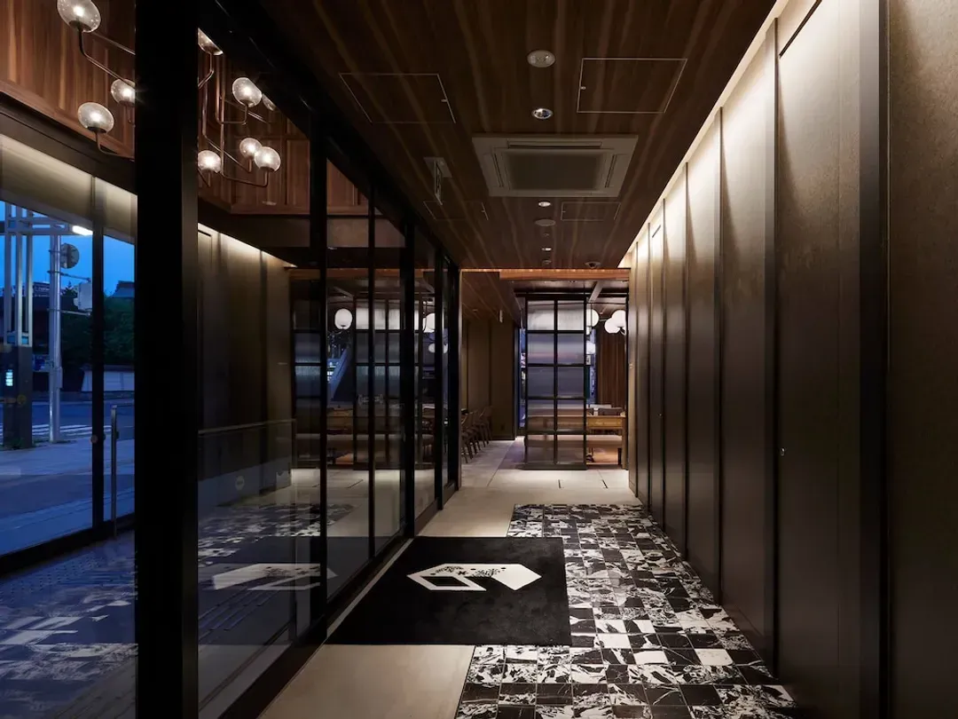Interior entrance