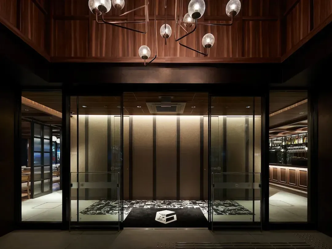 Interior entrance