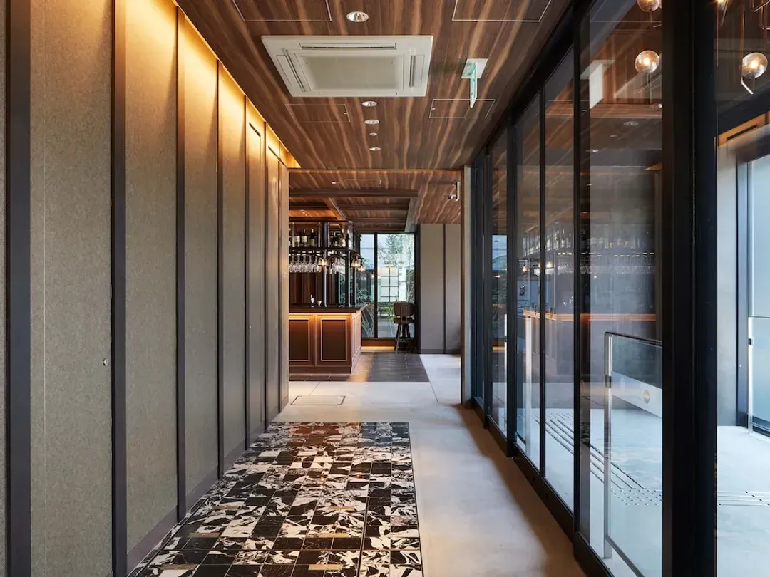 Interior entrance