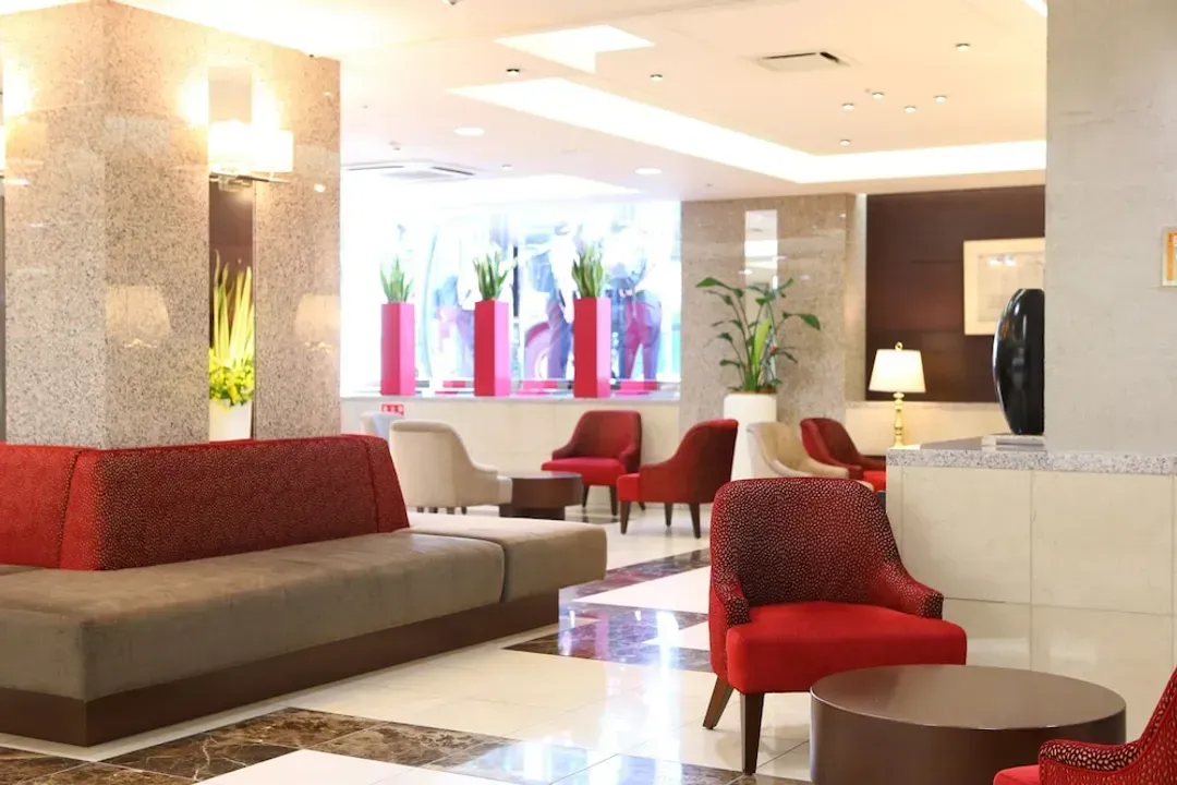 Lobby sitting area