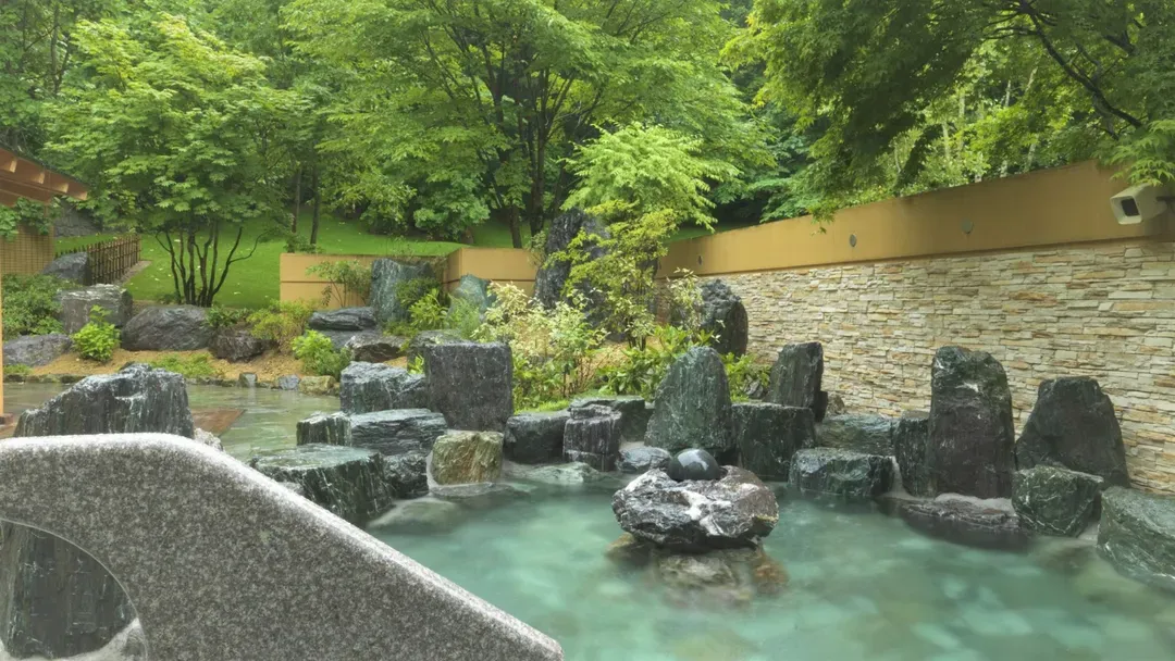 定山溪 鶴雅渡假SPA 森之謌｜溫泉浴場/定山源泉公園步行10分-10