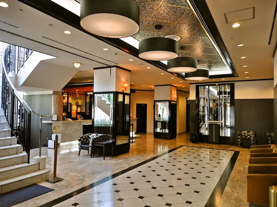 Interior entrance