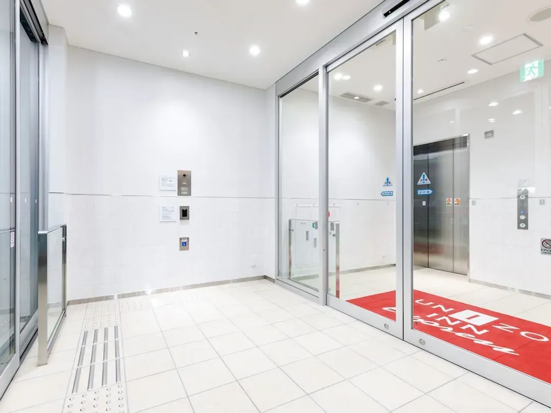 Interior entrance