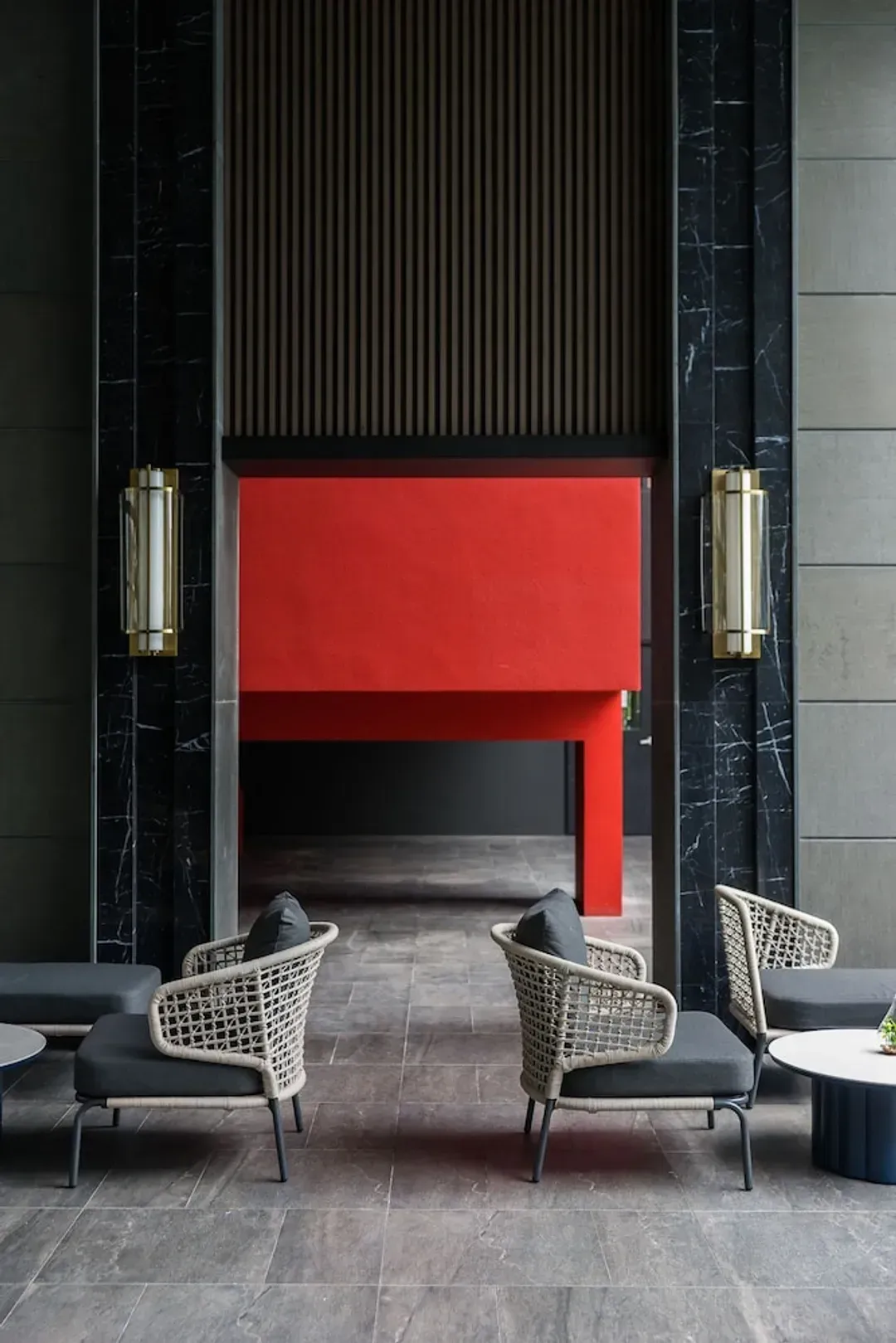 Lobby sitting area
