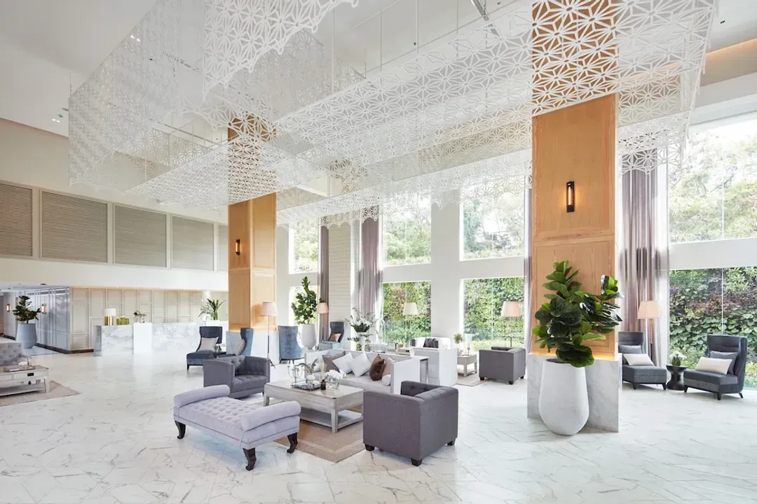 Lobby sitting area