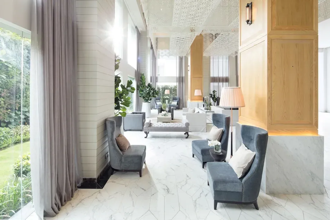 Lobby sitting area