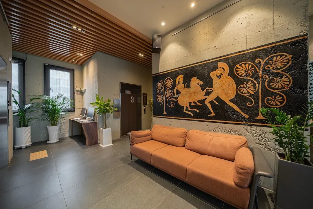 Lobby sitting area