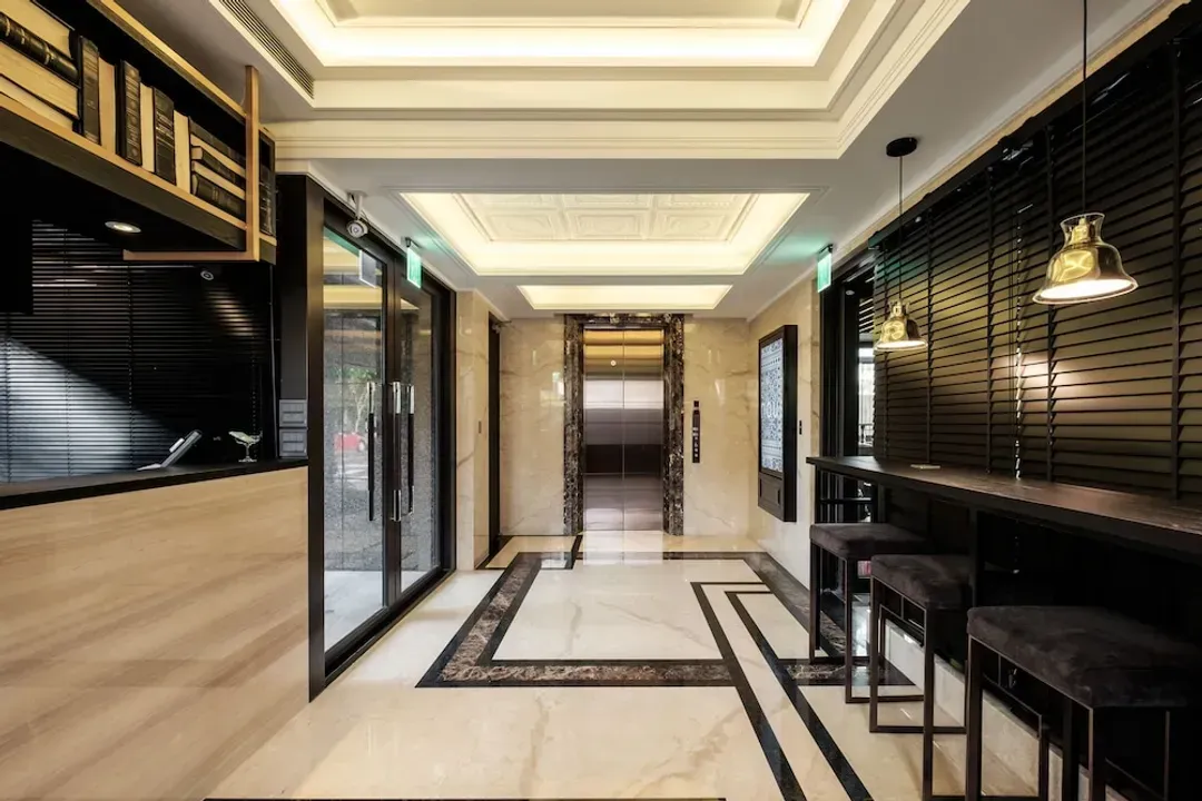 Interior entrance