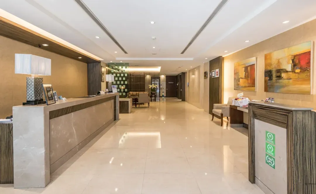 Interior entrance