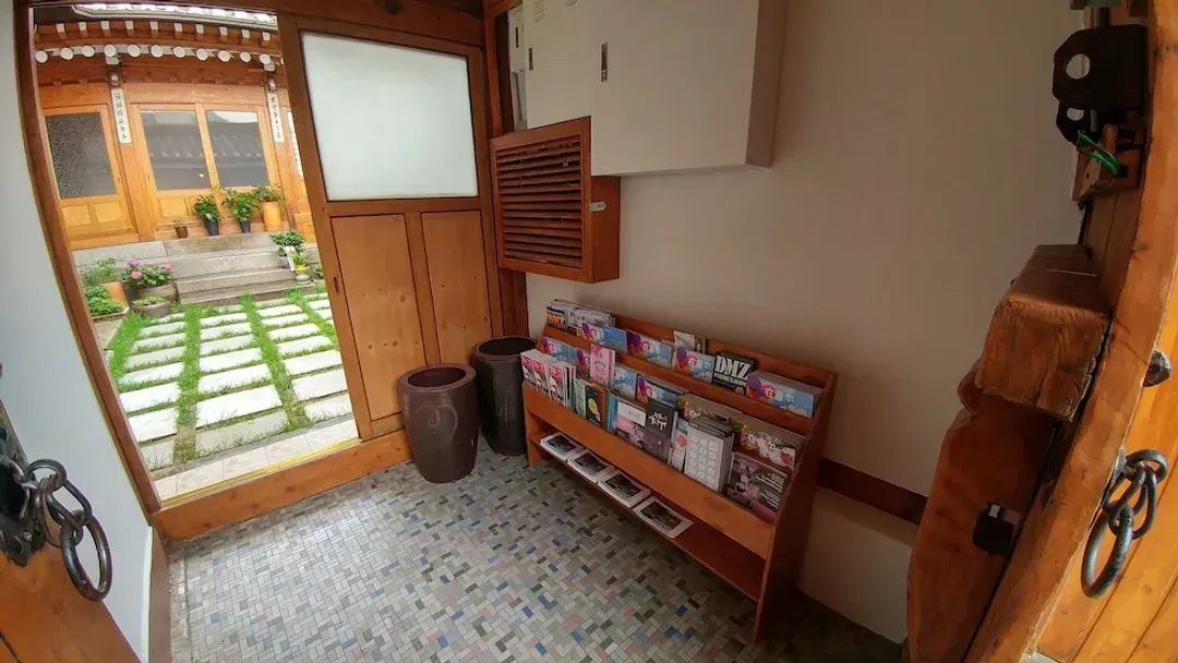 Interior entrance