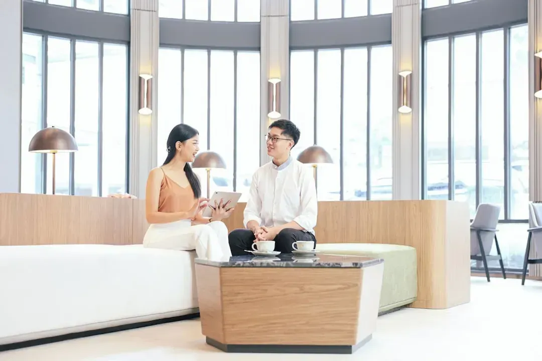 Lobby sitting area