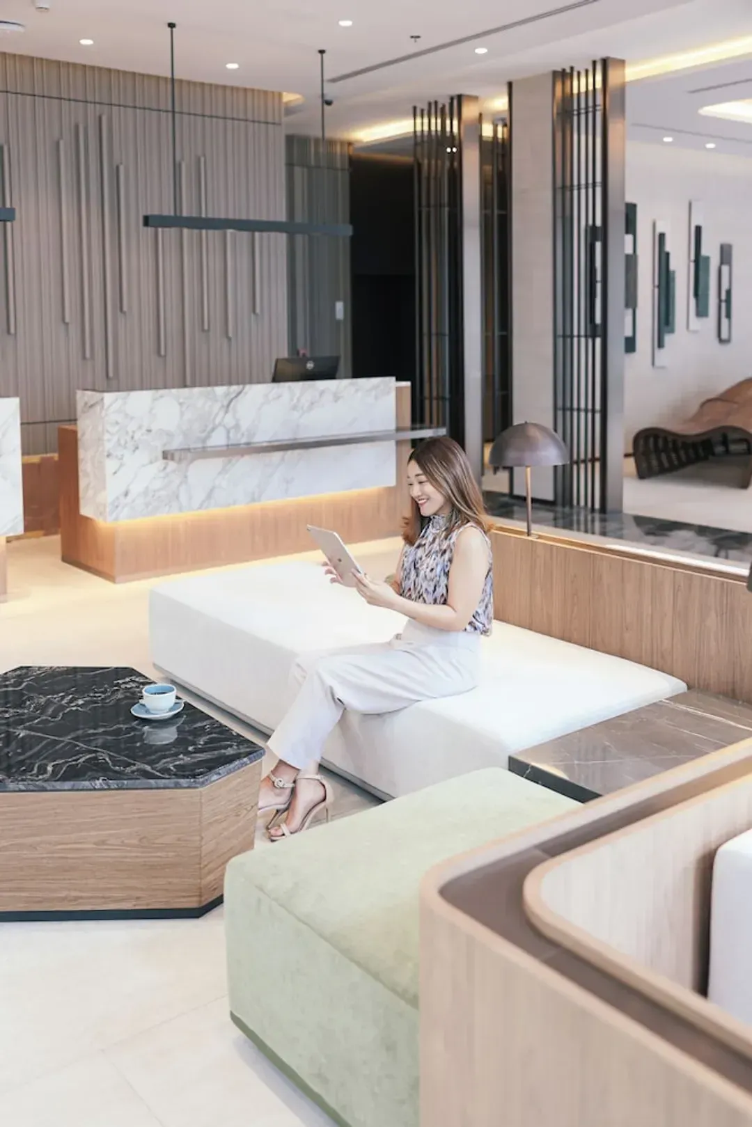 Lobby sitting area