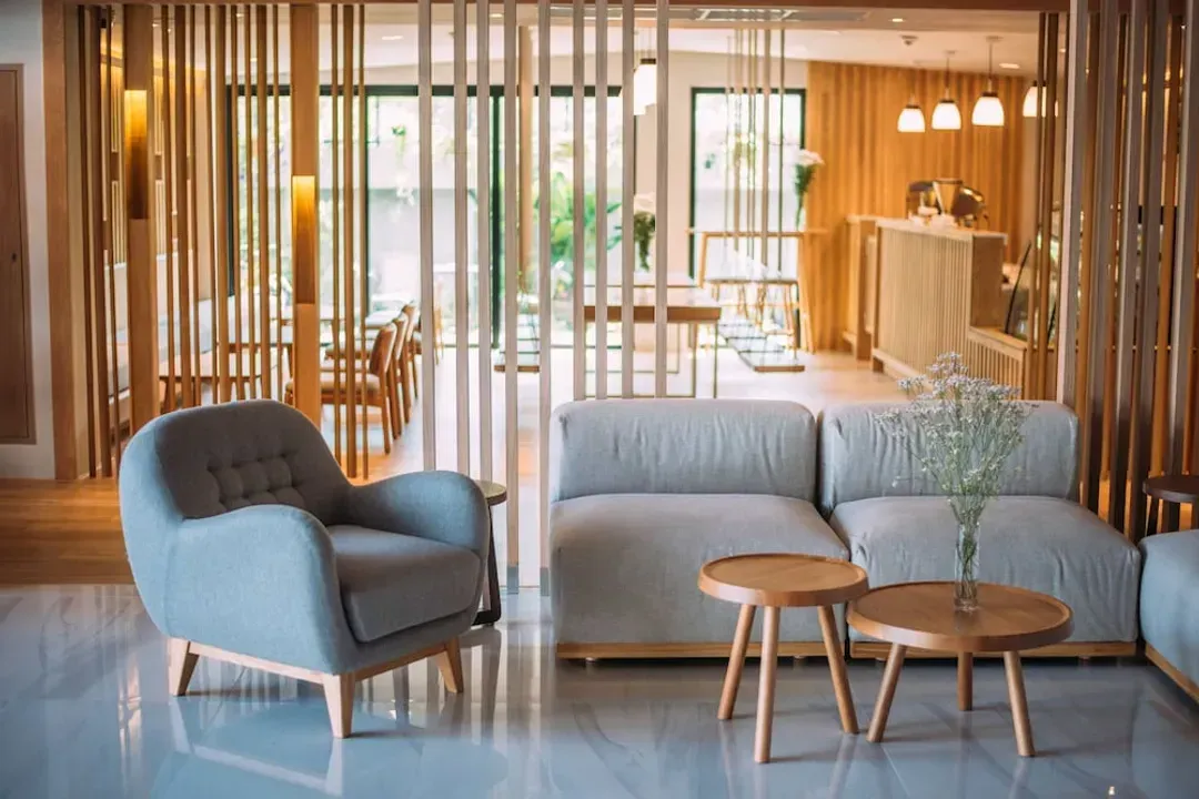 Lobby sitting area