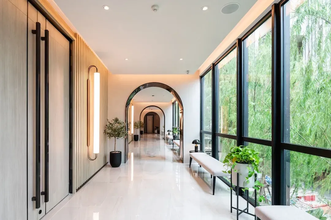 Lobby sitting area