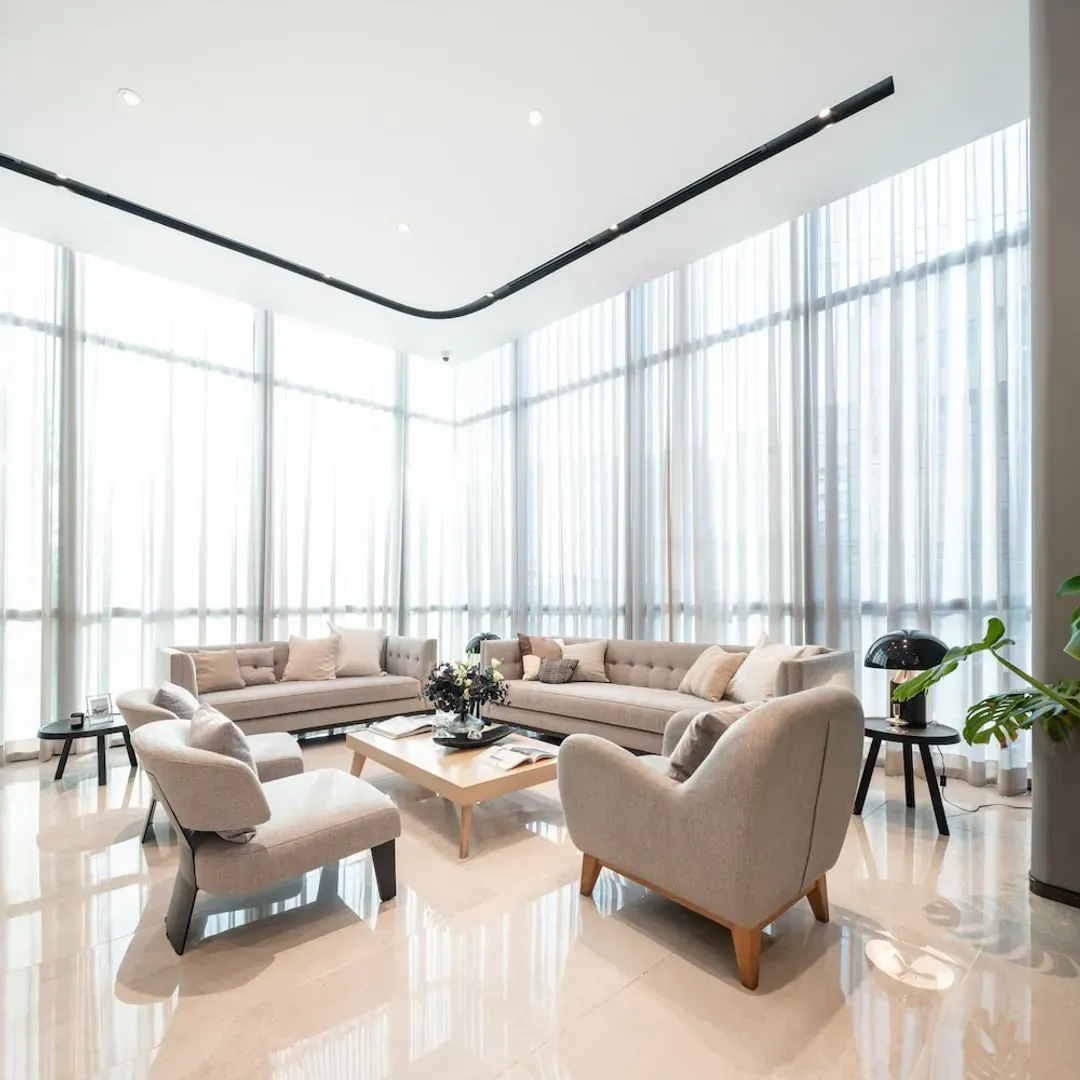 Lobby sitting area