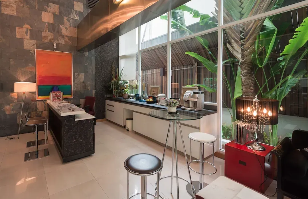 Lobby sitting area